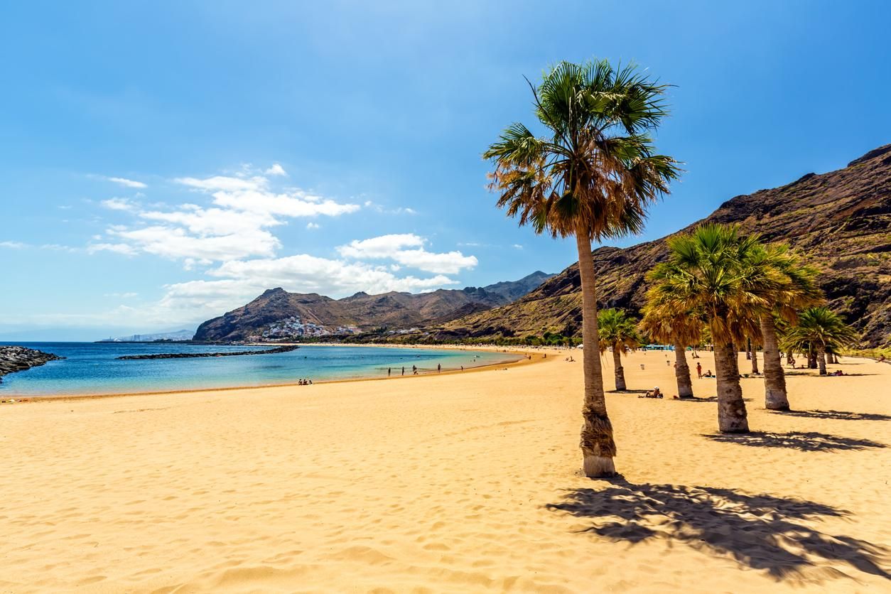 Playa de las Teresitas, en Tenerife.