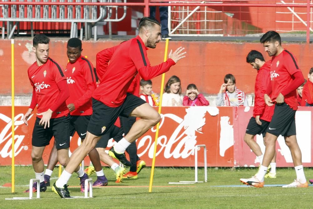 Entrenamiento del Sporting