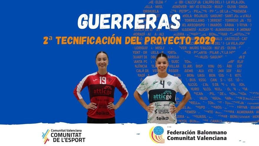 Dos jugadoras de la #ComunitatdelHandbol en la lista de Las Guerreras