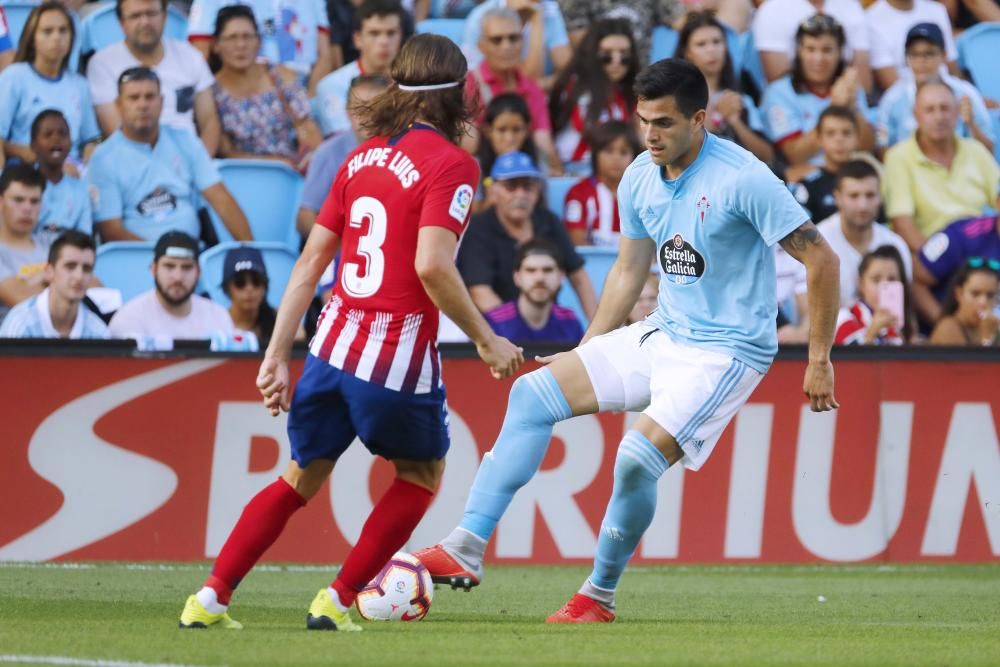 Intensidad a flor de piel en el duelo entre celestes y rojiblancos en el estadio de Balaídos.