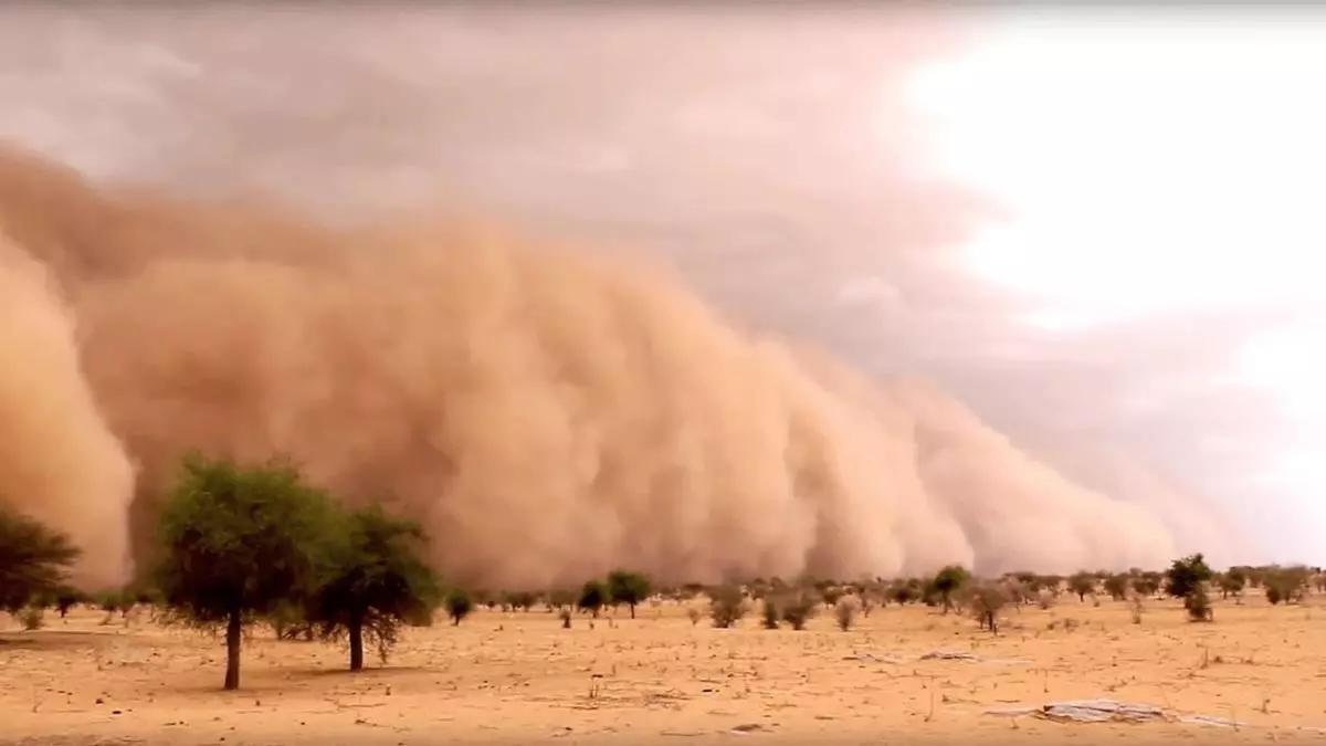 Tormenta de arena.