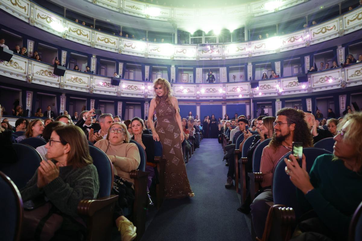 Victoria Vera ha recibido el Biznaga Ciudad del Paraíso en el Festival de Málaga
