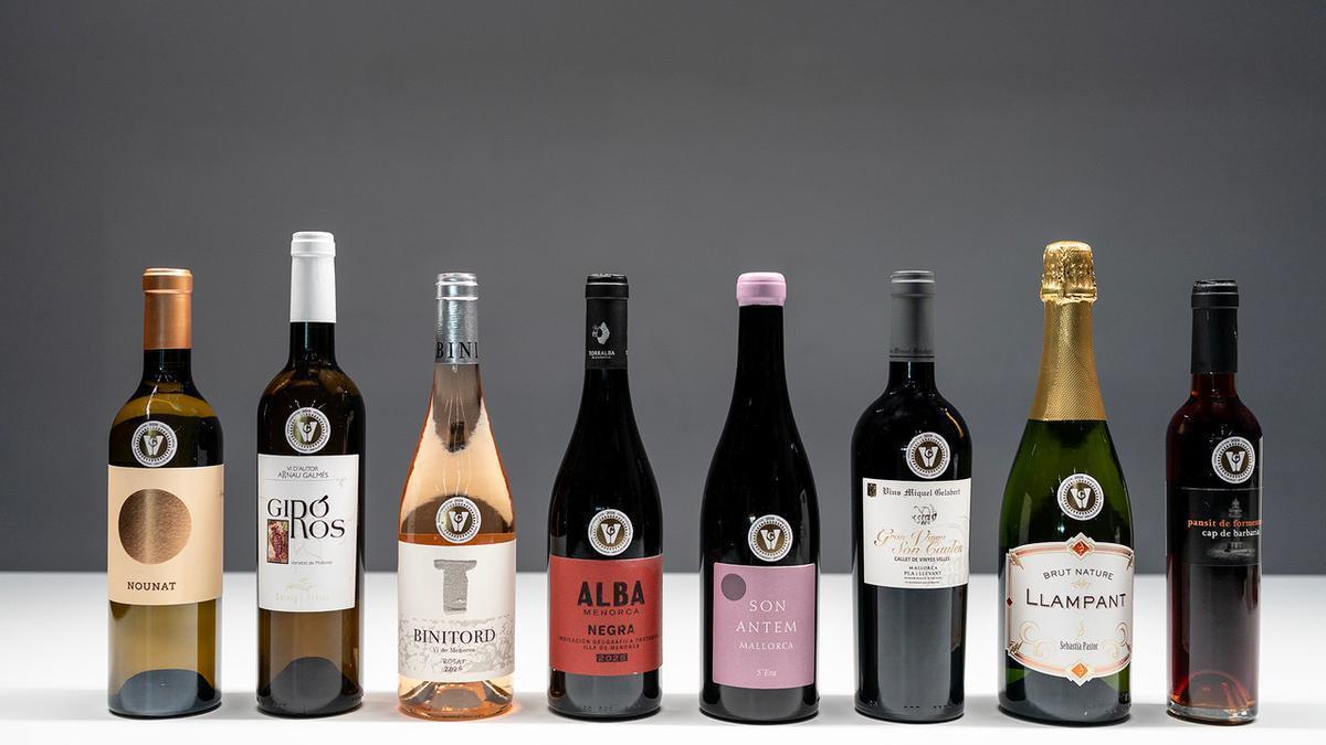 Varios de los vinos baleares galardonados