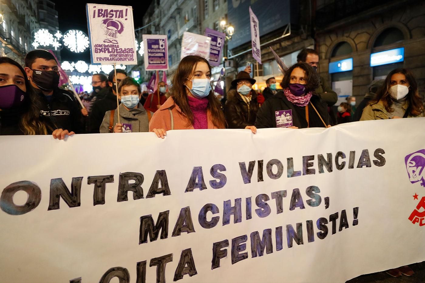 Libres, iguales y seguras: Vigo sale a la calle para gritar por todas las mujeres