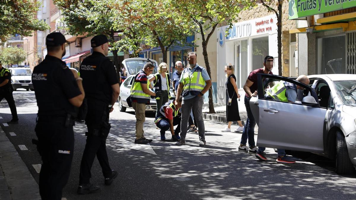 Tiroteo en el barrio de Torrero de Zaragoza, en imágenes