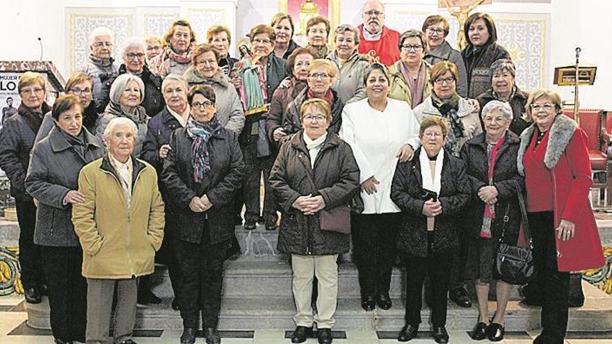 Las mujeres se vuelcan para celebrar santa águeda