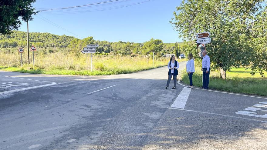 Sant Joan construirá una rotonda en el cruce de Benirràs para mejorar la seguridad viaria de la zona