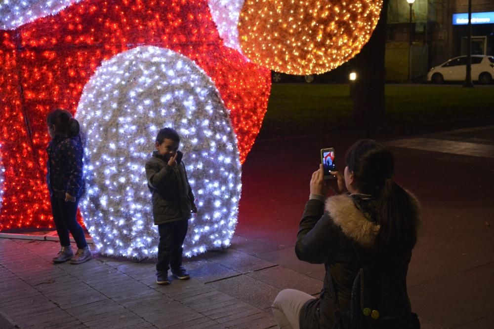 Luces de Navidad en Gijón