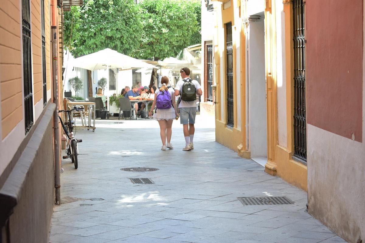 Turistas en Sevilla