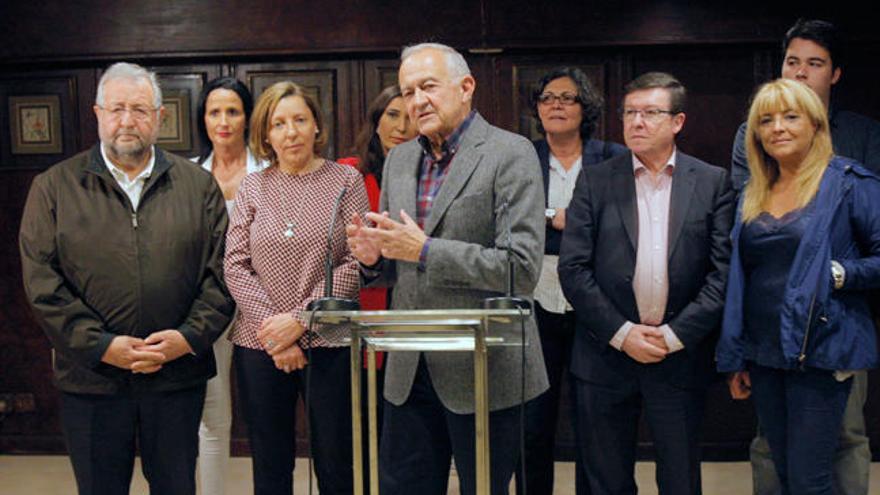 Méndez Romeu, en la presentación de su candidatura. //X. Álvarez