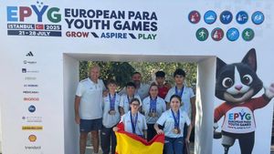 Maria Migueles (Amics de Terrassa) i Ariadna Ardèvol (CTT Roda de Ter) als European Para Youth Games de tennis de taula que shan celebrat a Istanbul.