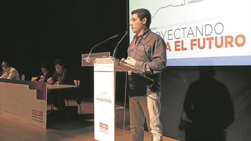 Urmeneta repite al frente de la rama de Construcción de CCOO Aragón