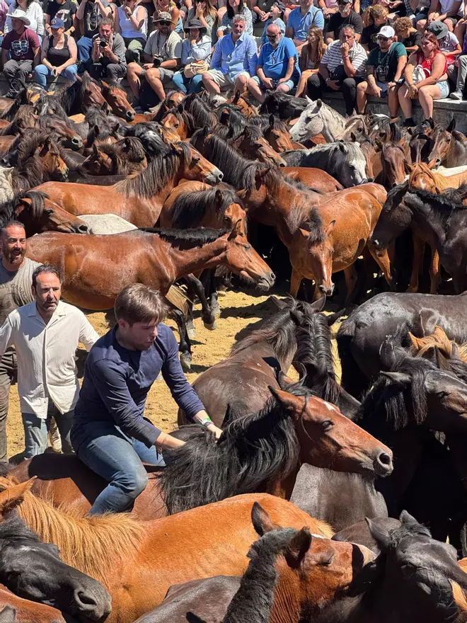 Sabucedo celebra su primera rapa como BIC