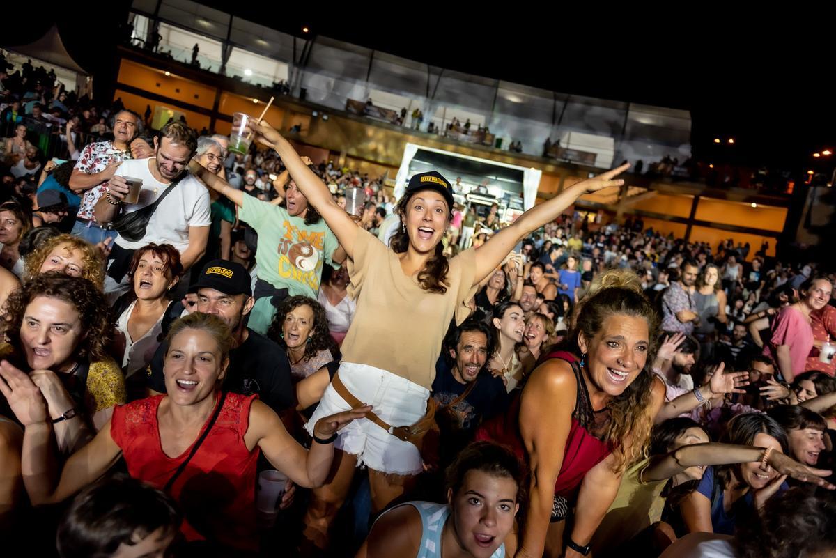 El público disfrutó con el concierto de Macaco.