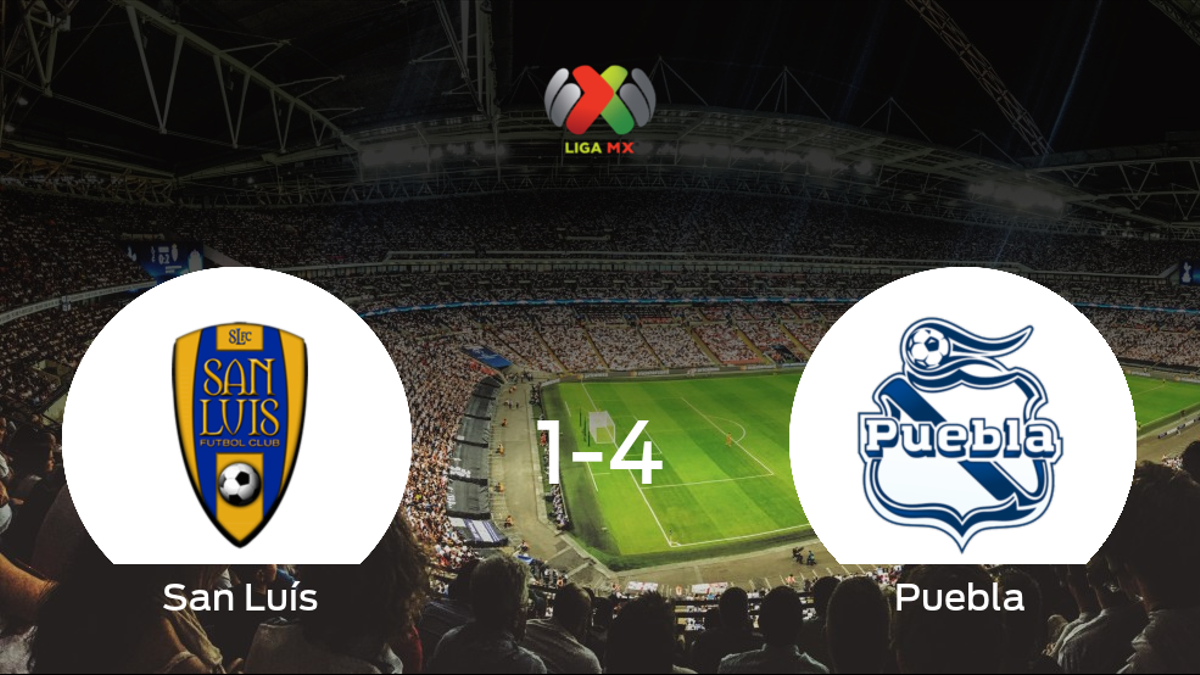 El Puebla se queda con los tres puntos ante el San Luís (1-4)