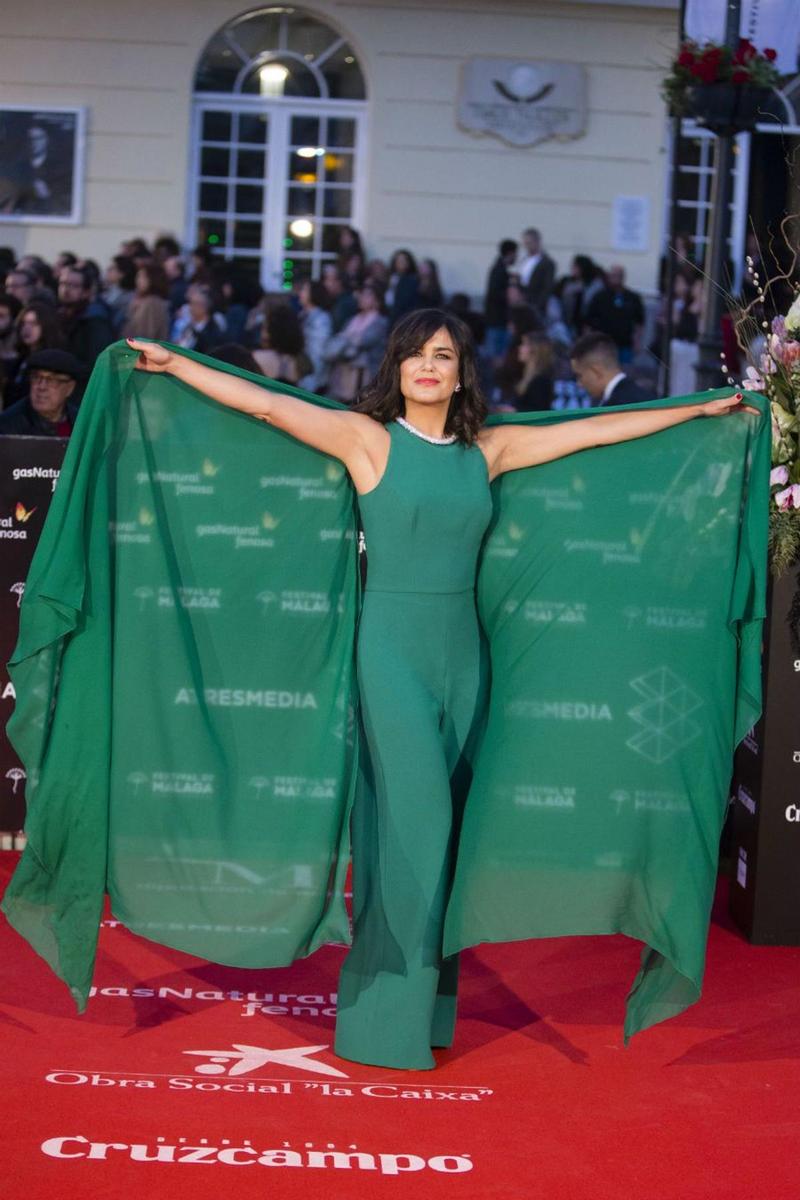 Elena Sánchez en el Festival de cine de Málaga