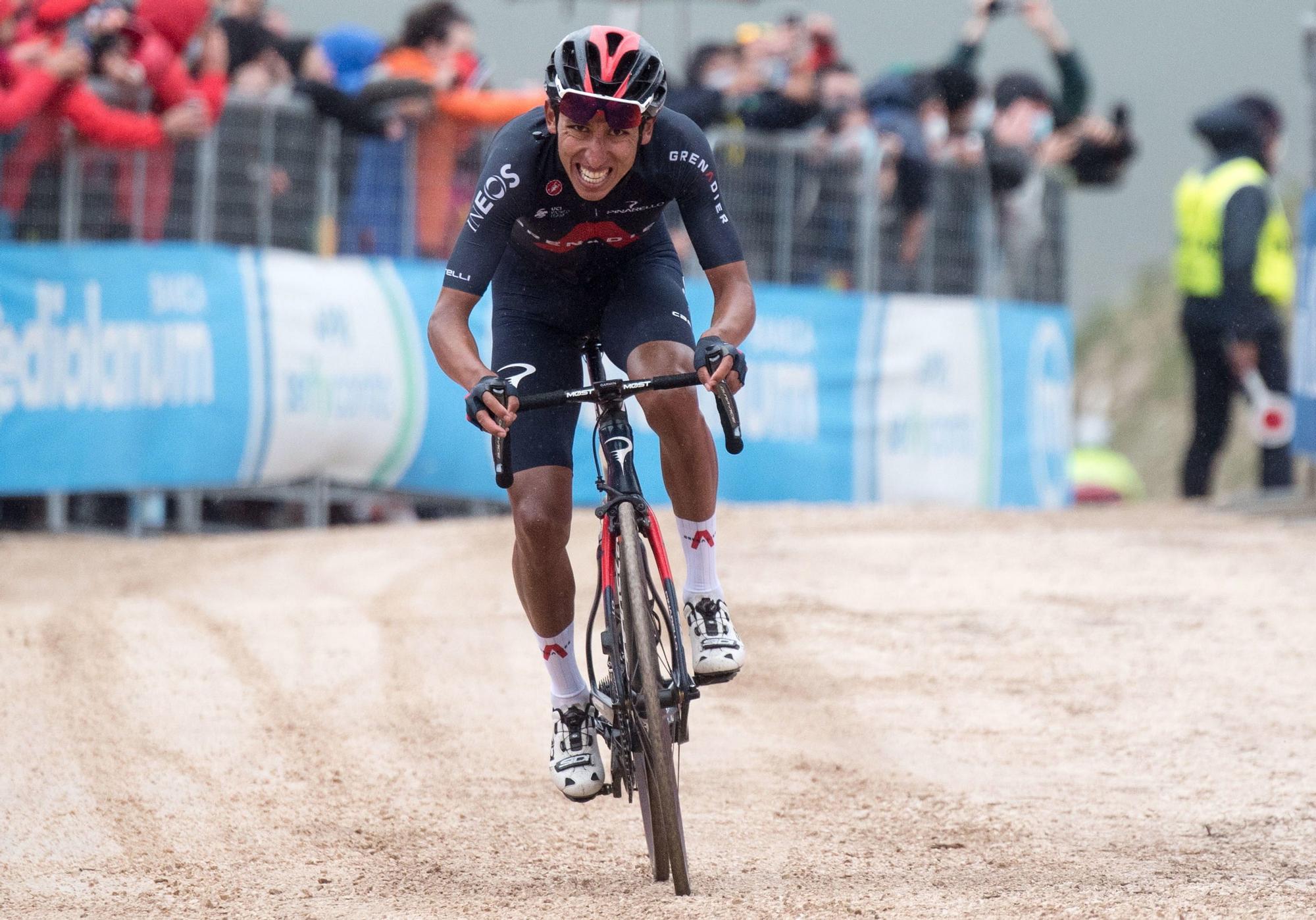 Egan Bernal al ataque