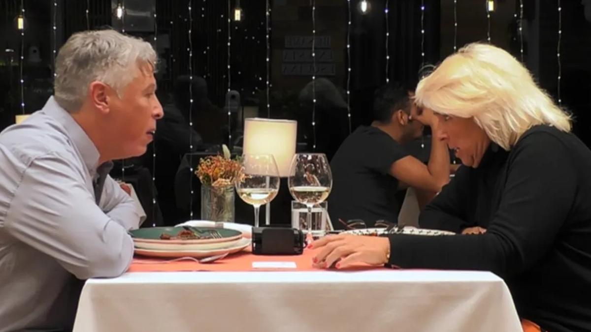 Raúl y Sonia en su cita de 'First dates'.
