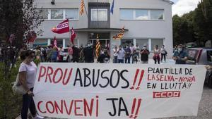 Trabajadores de Nora durante una provincia en 2020.