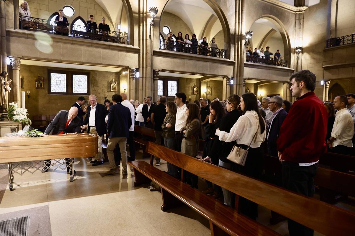 Funeral Ángela Corbato, parroquia La Asunción