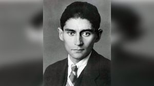 El escritor Franz Kafka.