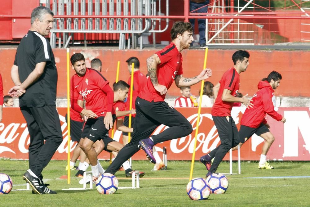 Entrenamiento del Sporting