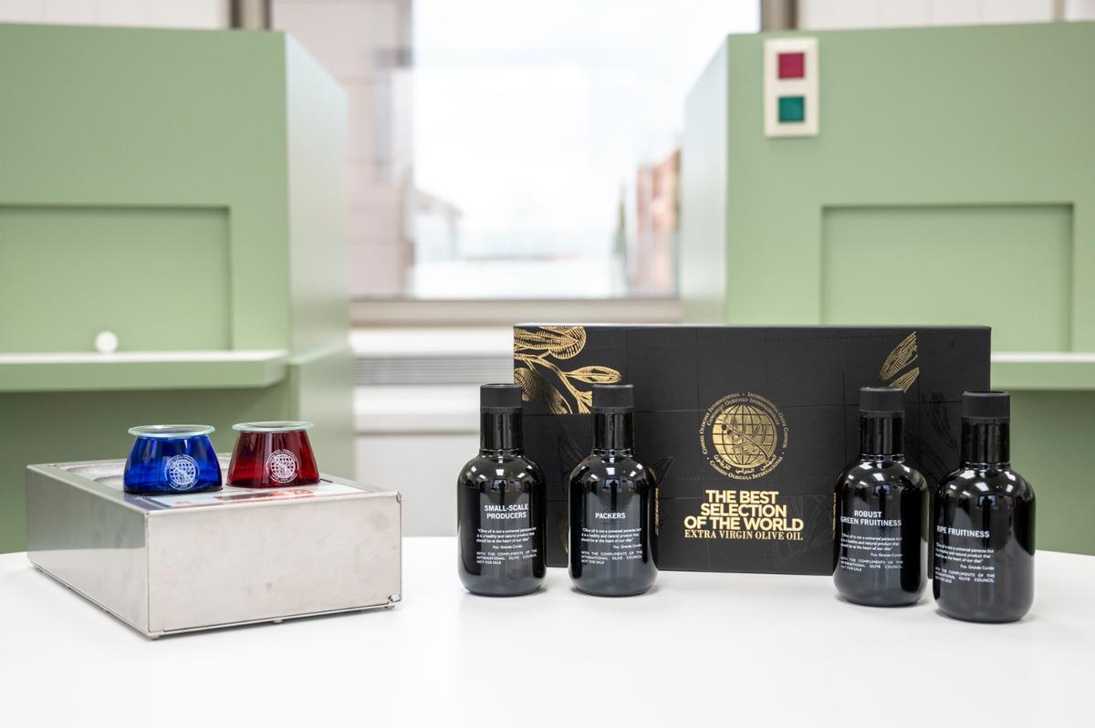 Selección de aceites sin marca para el concurso del COI.