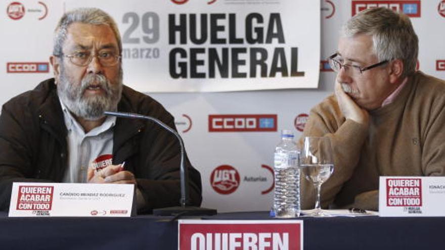 Cándido Méndez e Ignacio Fernández Toxo.