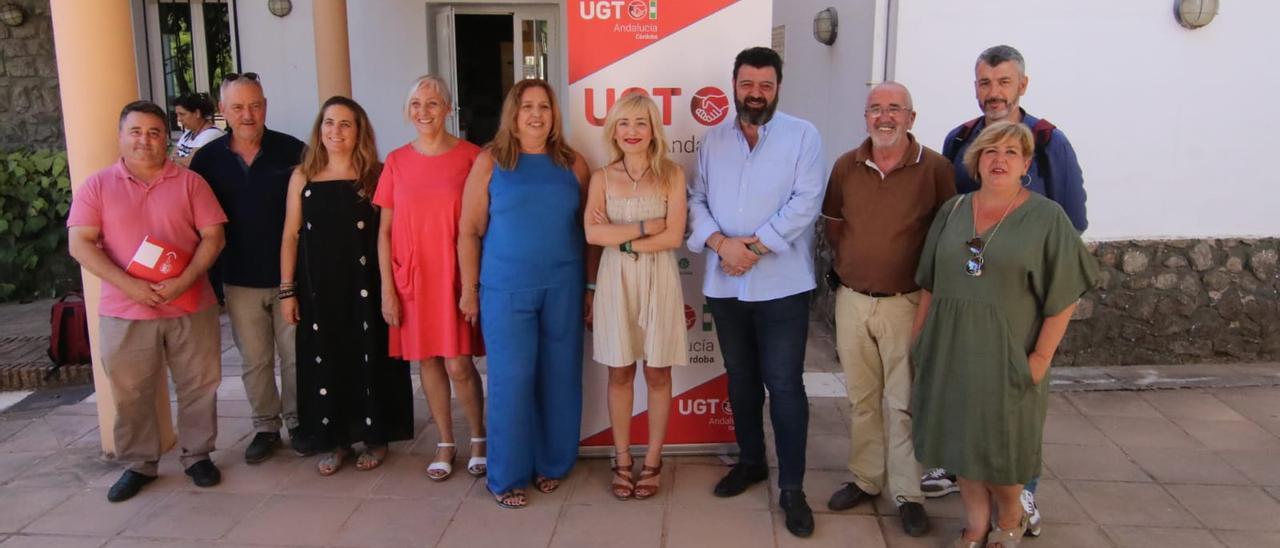 Representantes de UGT Andalucía se reúnen con la Asociación de Victimas de Accidentes y Enfermedades Laborales (Avaela).