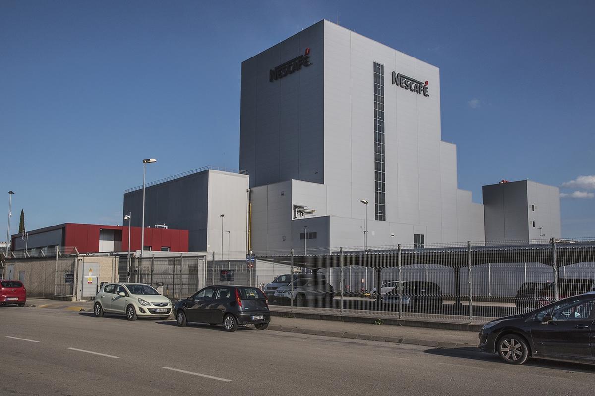 La fàbrica de Nestlé a Girona.