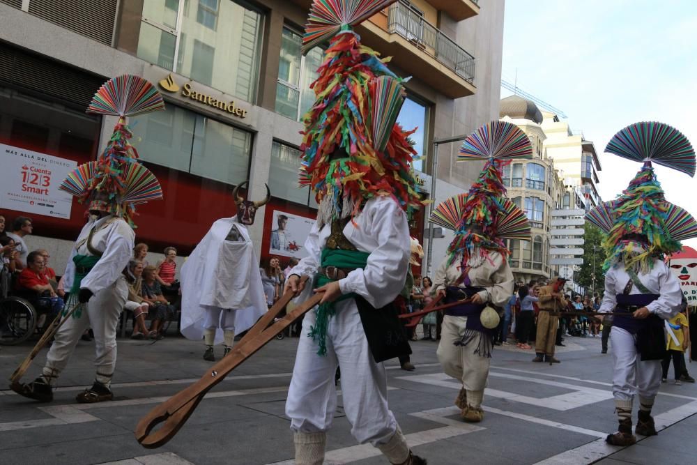 Desfile de mascaradas en Zamora