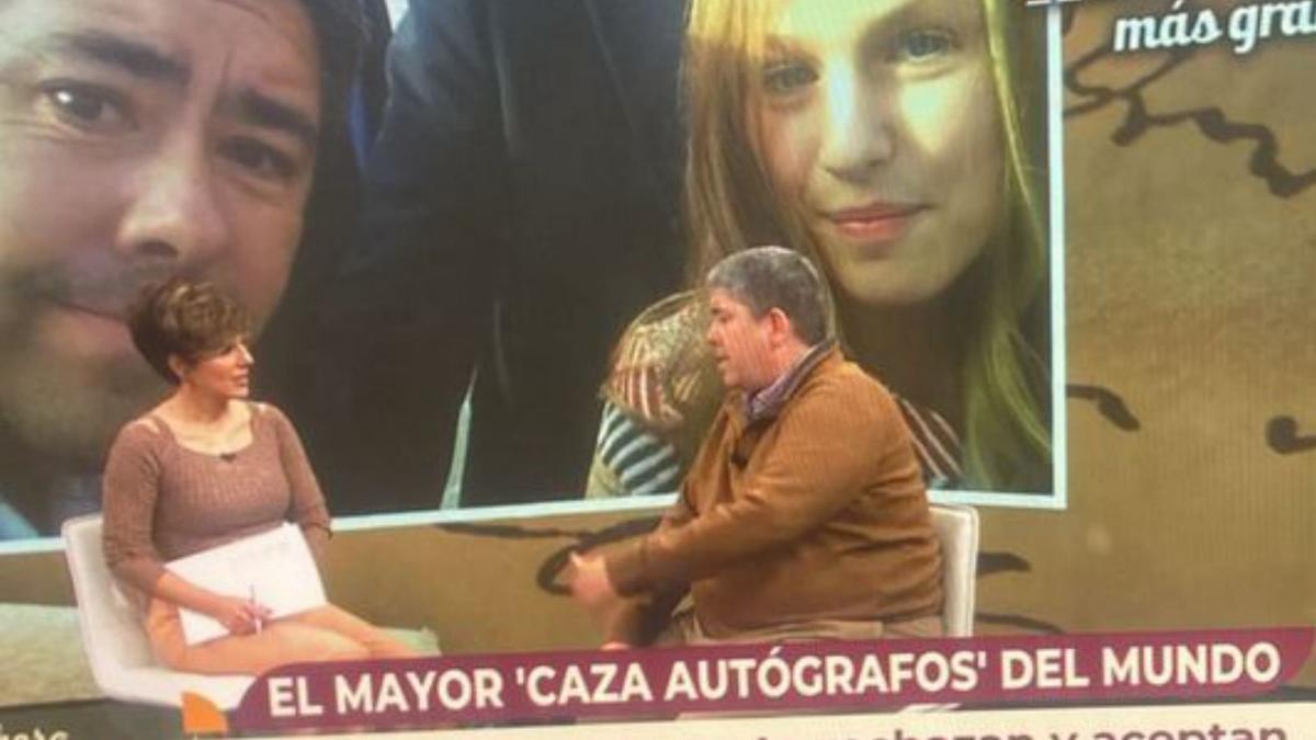 Sonsoles Ónega y Ánder Azcárate, ayer en el plató de Antena 3.