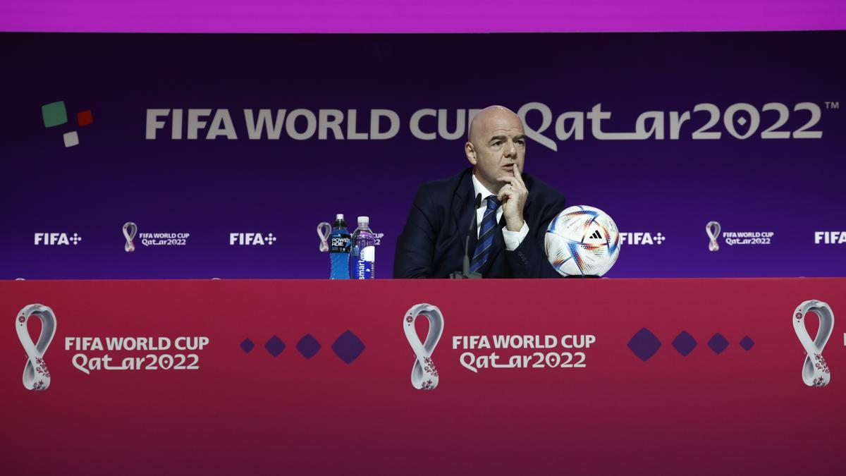 Rueda de prensa de Gianni Infantino