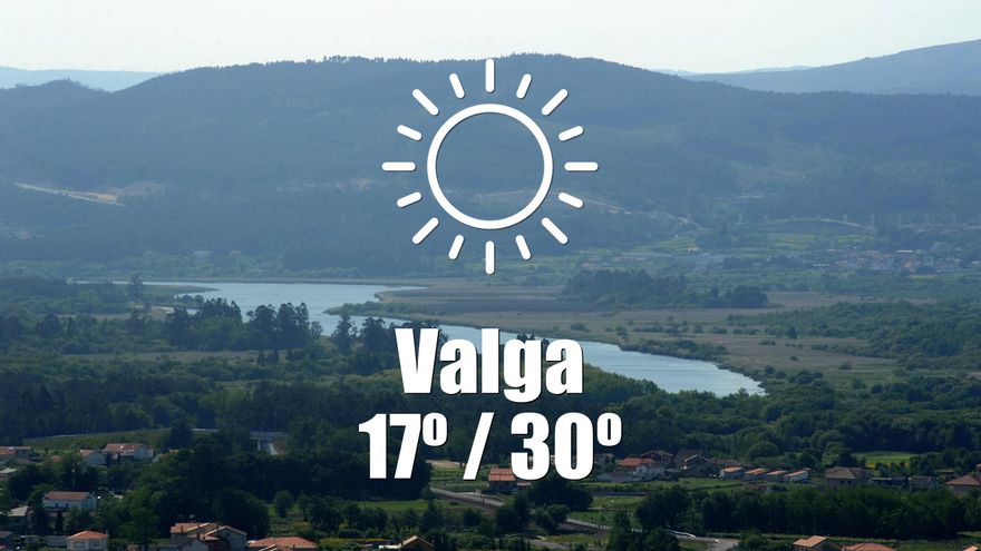 El tiempo en Valga: previsión meteorológica para hoy, miércoles 9 de julio