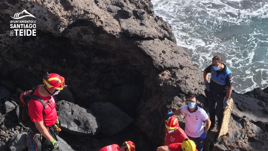The Santiago del Teide Volunteer Firefighters present their annual report for the year 2022