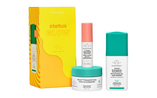 Kit de cuidado facial de Drunk Elephant.