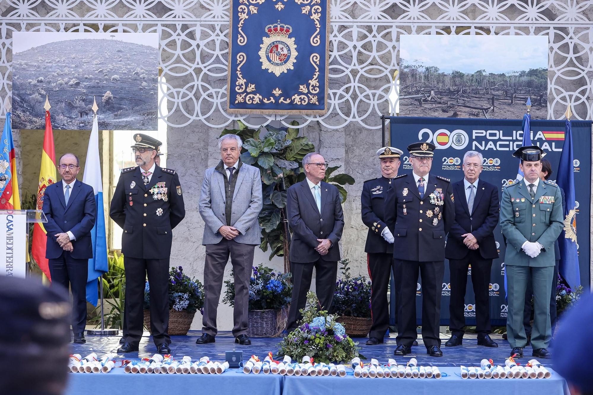 Así ha sido la conmemoración del 200 aniversario de la creción de la Policía Nacional en Casa Mediterraneo