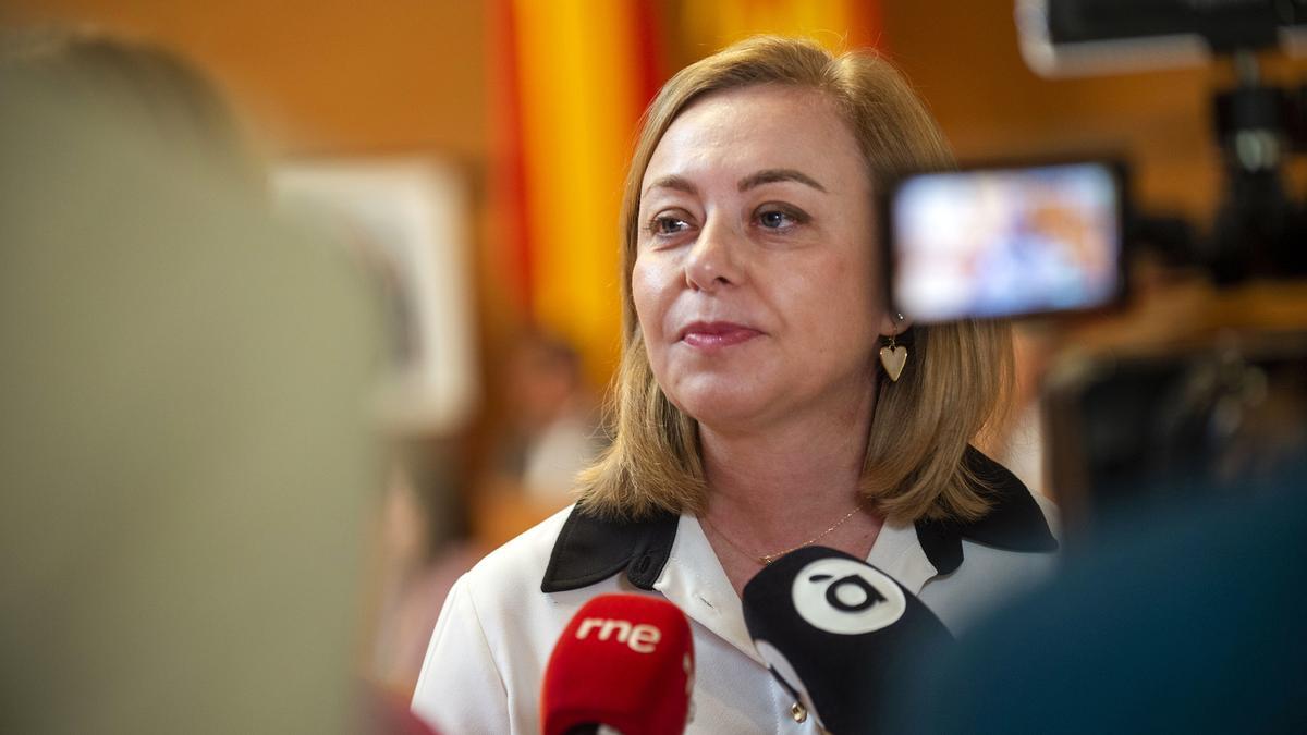 La vicepresidenta de la Diputació Natàlia Enguix
