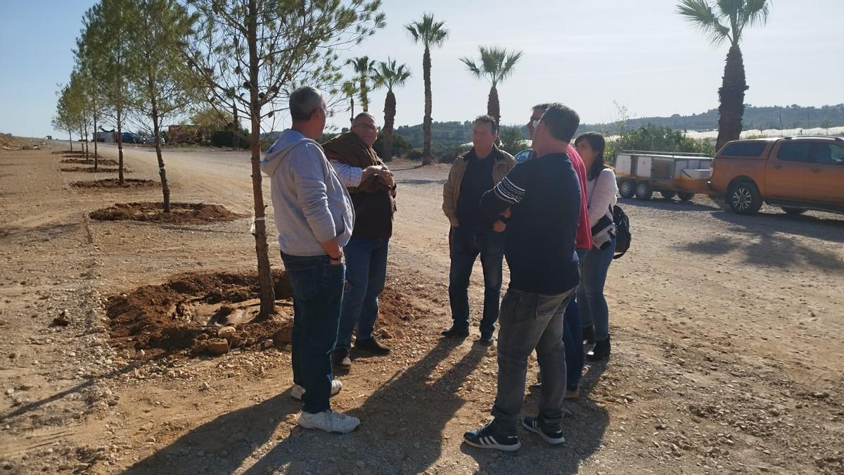 El concejal con los cazadores