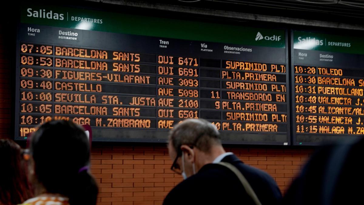  Suspensión servicio AVE entre Madrid y Barcelona