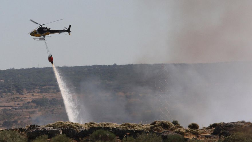 Año &quot;excepcional&quot; de incendios forestales en Zamora y el conjunto de la Comunidad
