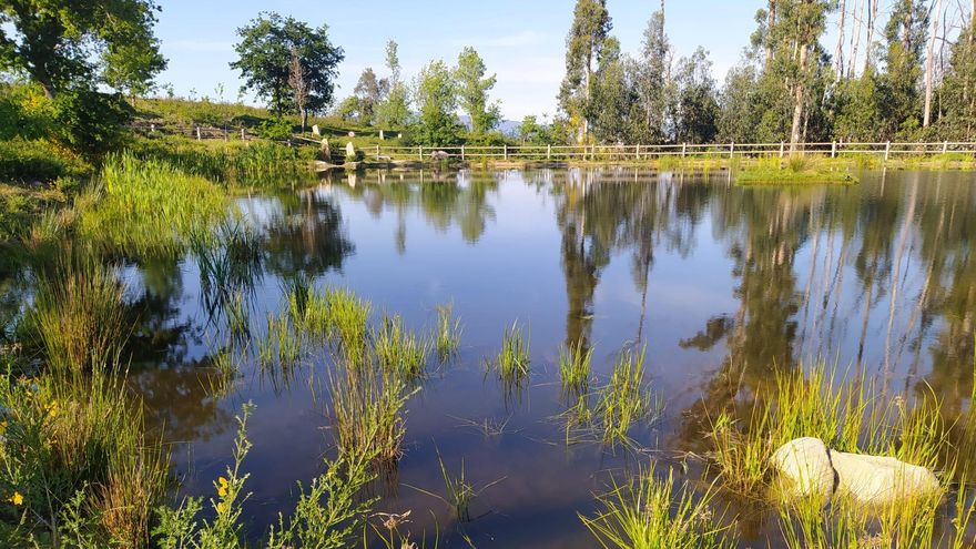 La laguna de O Maruxento.