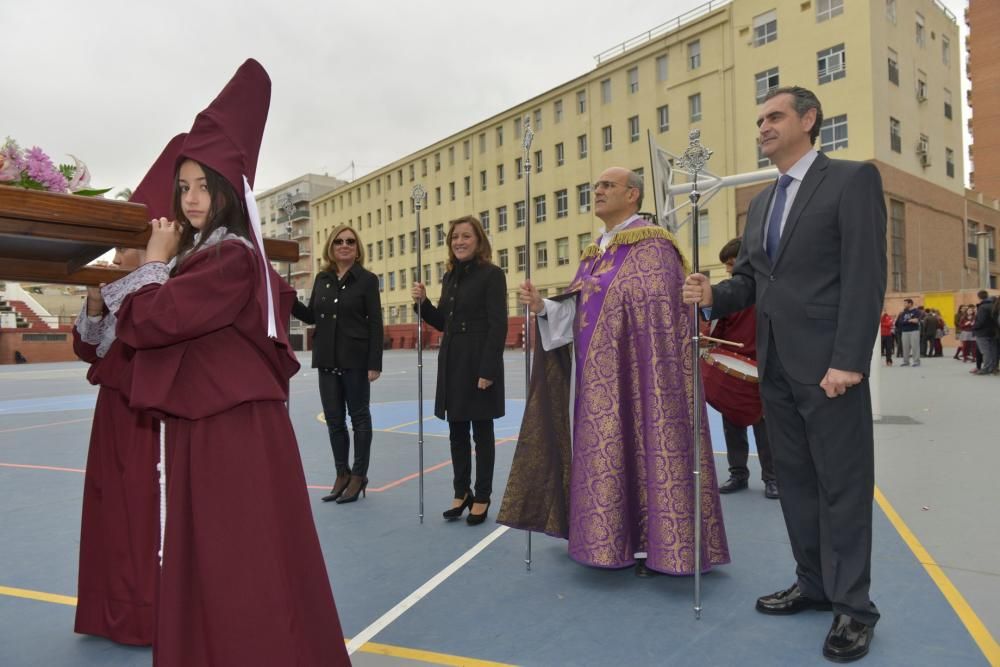 Procesión de los alumnos de Capuchinos