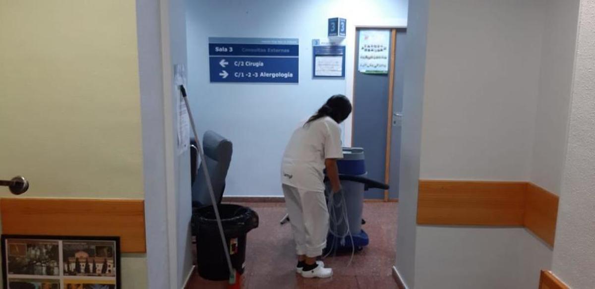 El temporal ha afectado al Hospital Vega Baja.