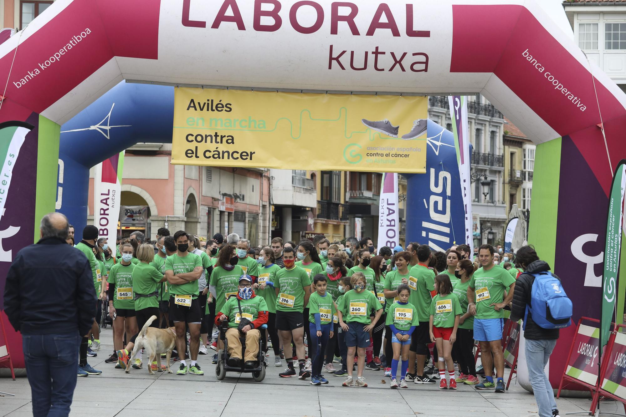 Marcha contra el cáncer de Avilés