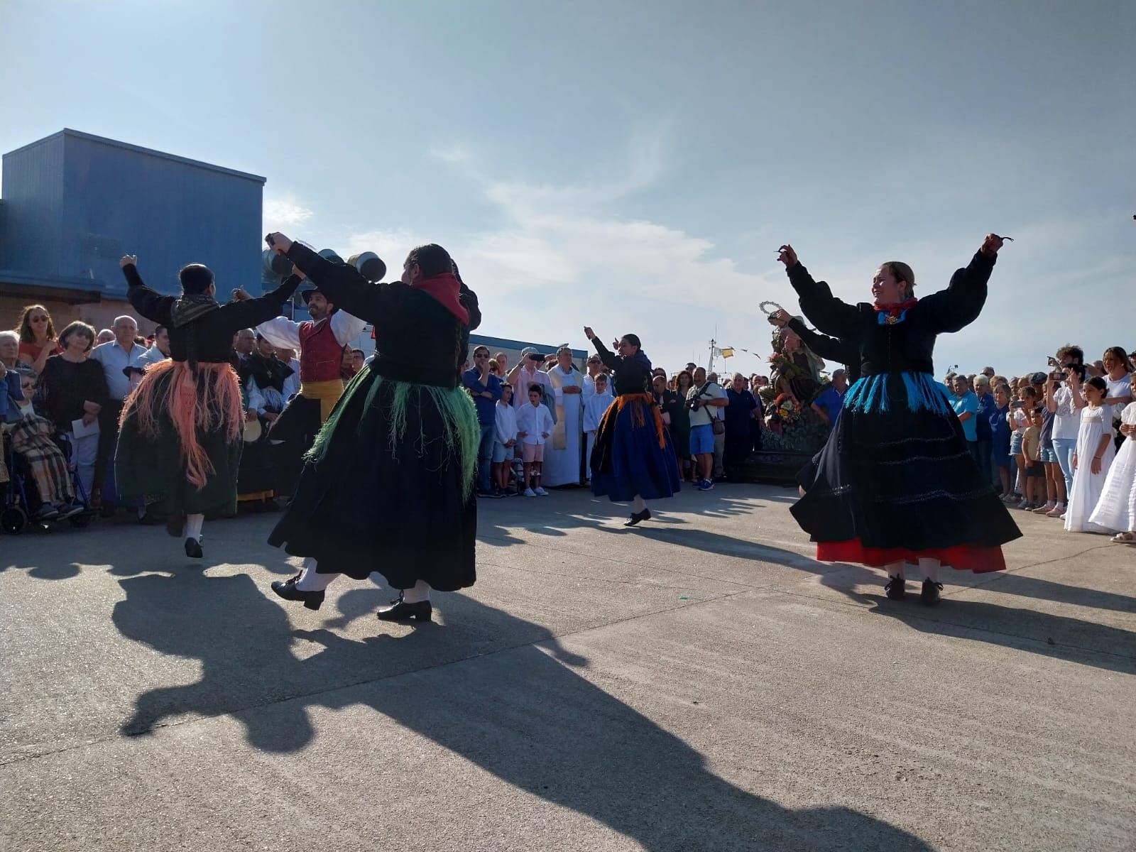 Las celebraciones en honor a la Virgen del Carmen en O Morrazo. La procesión en Bueu