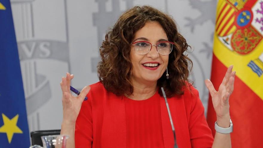 La ministra de Hacienda y portavoz del Gobierno, María Jesús Montero.