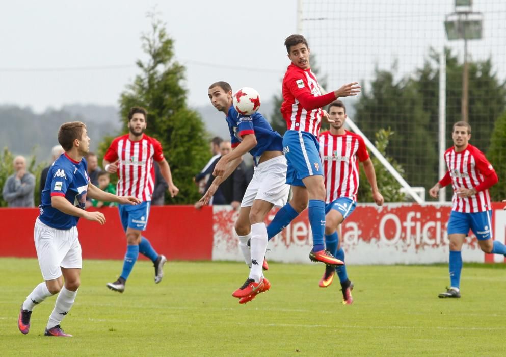 Sporting B - Amorebieta, en imágenes