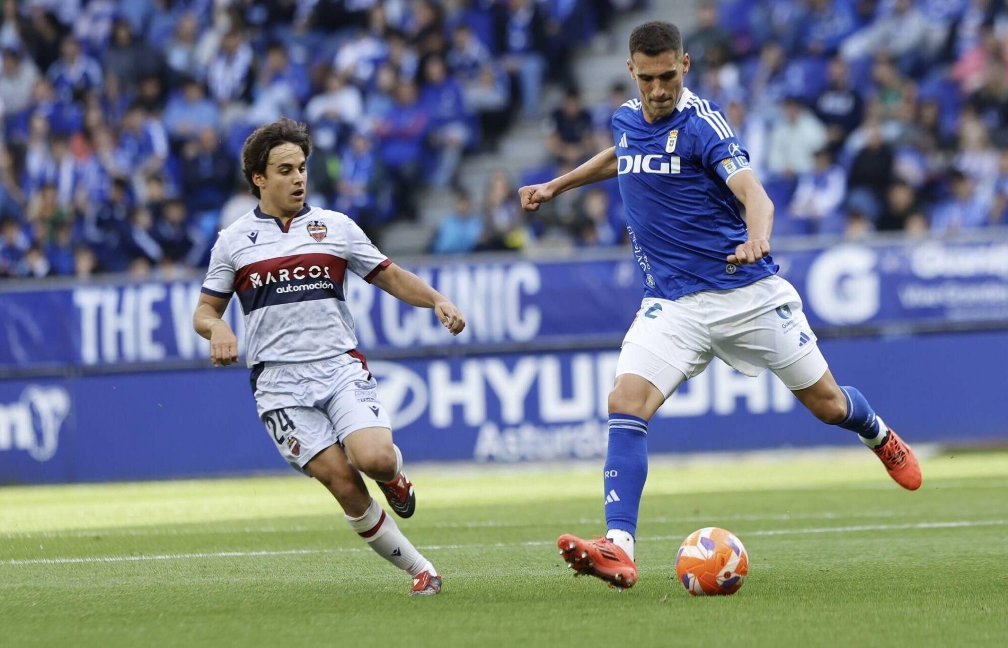 Así fue el partido entre el Oviedo y el Levante