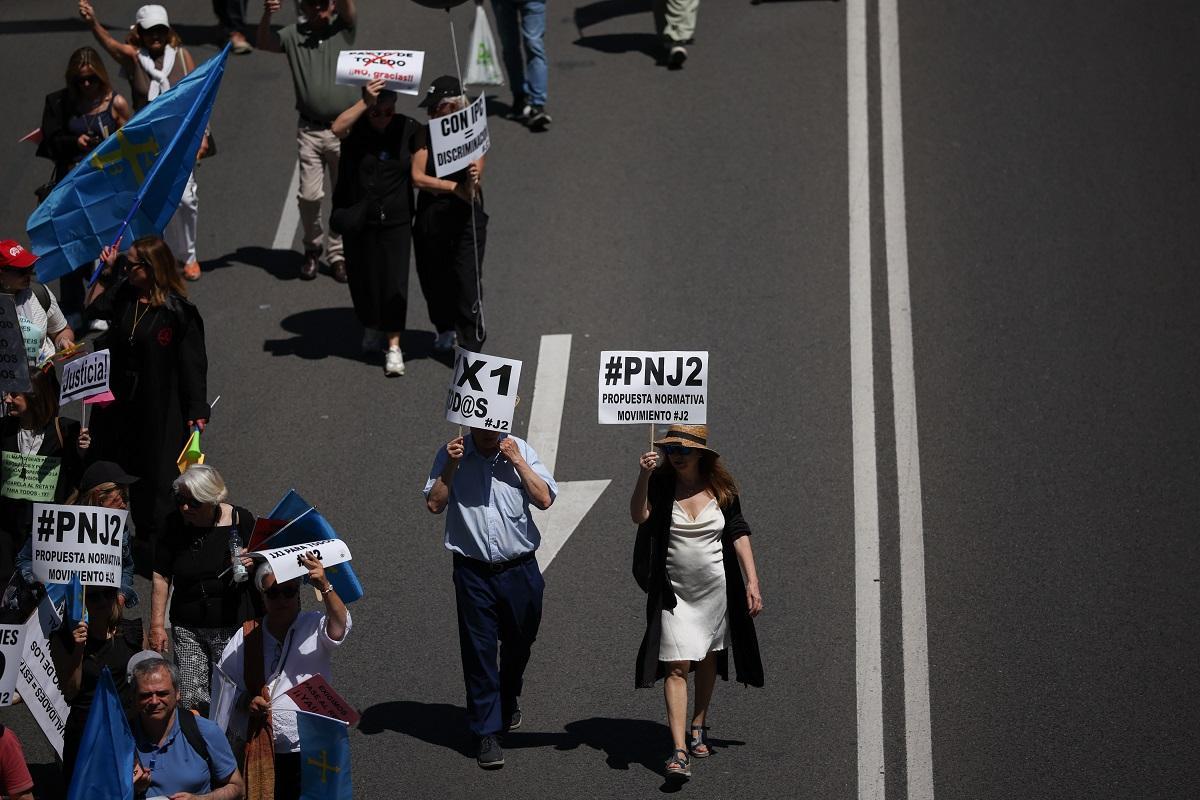 Protesta de mutualistas para exigir la pasarela al RETA, en una imagen de archivo.